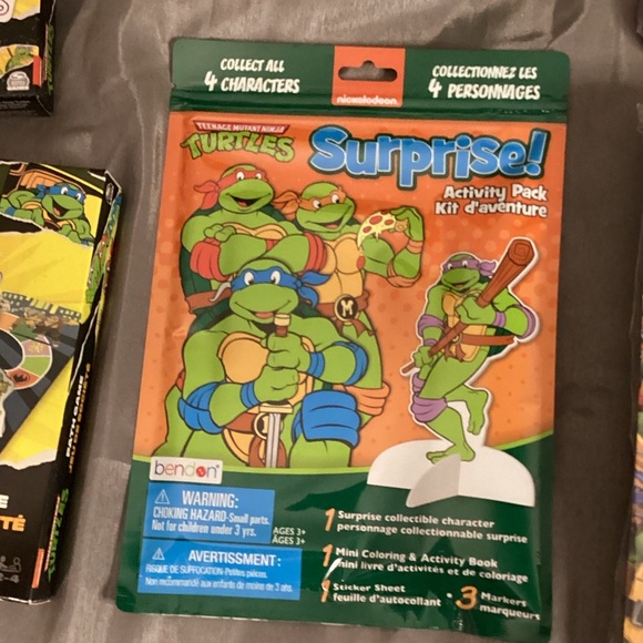 NWT Teenage Mutant Ninja Turtles Toy Gift Bundle- 9pc. - Picture 11 of 16